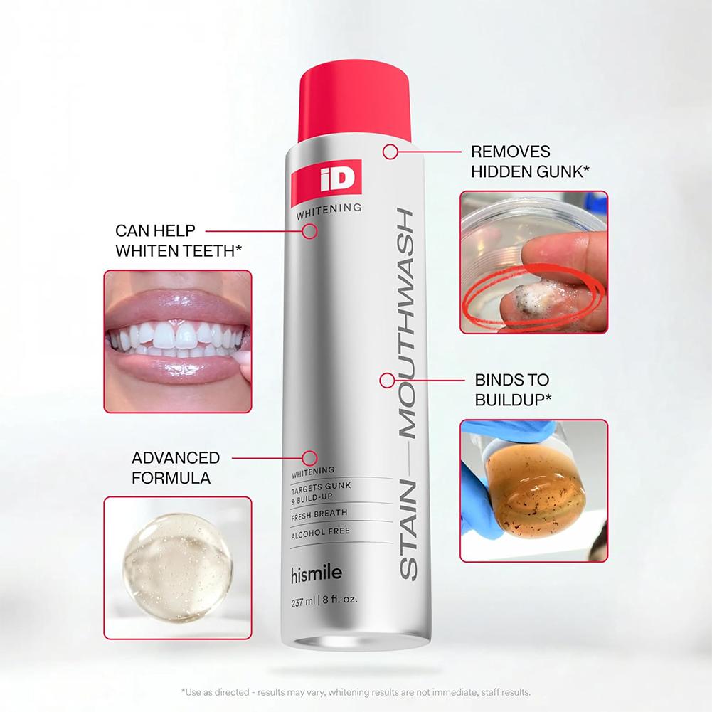 Teeth Whitening Mouthwash - Ополаскиватель для рта Hismile iD без